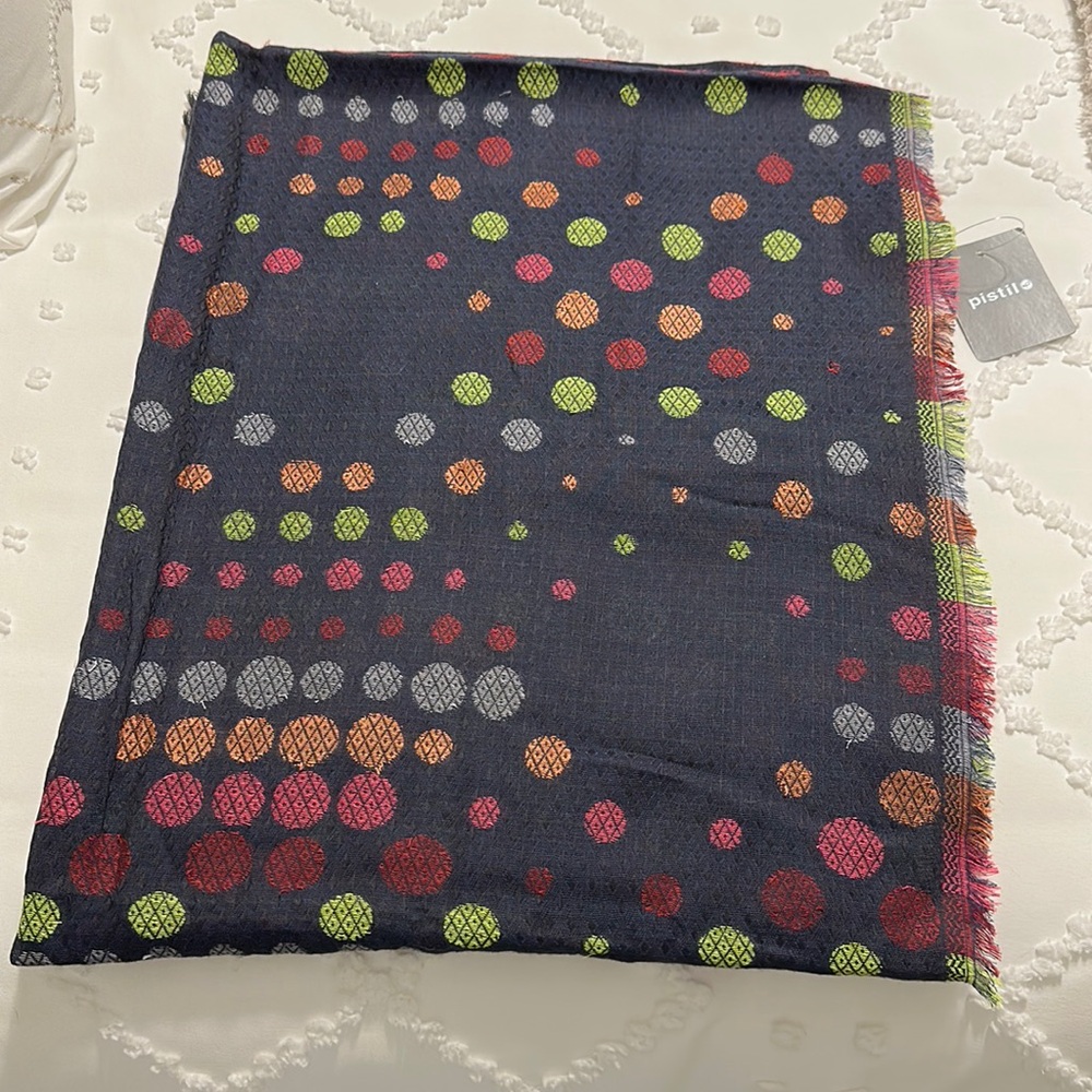 Pistil navy colorful Rylo scarf